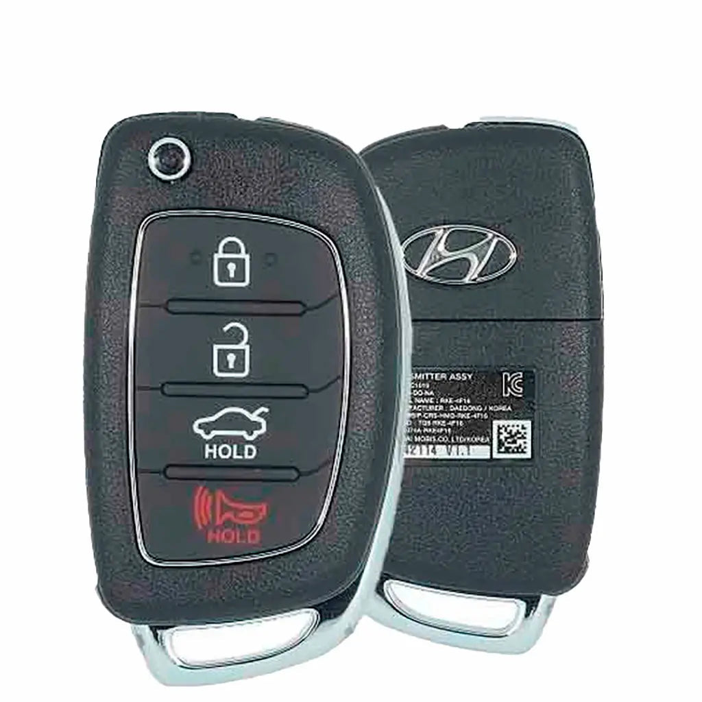 2015-2017 (OEM Refurb) Remote Flip key for Hyundai Sonata | PN: 95430-C1010 / TQ8-RKE-4F16 2015-2017 (OEM Refurb) Remote Flip key for Hyundai Sonata | PN: 95430-C1010 / TQ8-RKE-4F16